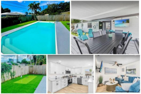 Salt Wtr Heated Pool Mini Golf 10 Mins To Beach